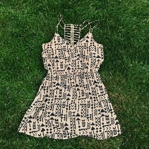 Caged Aztec Dress • large